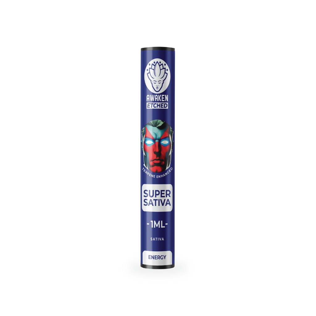 Awaken® Vape Etched Cartridges 1ml - Bio-Diesel (Sativa)